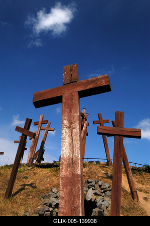 A Muhi csata emlékműve-stock-foto