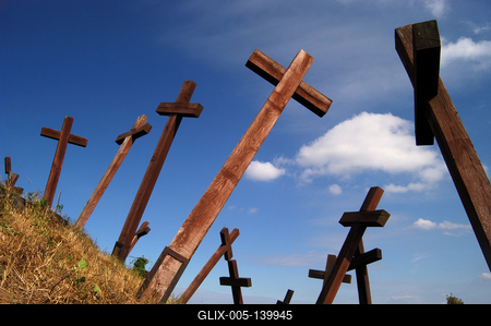 A Muhi csata emlékműve-stock-foto