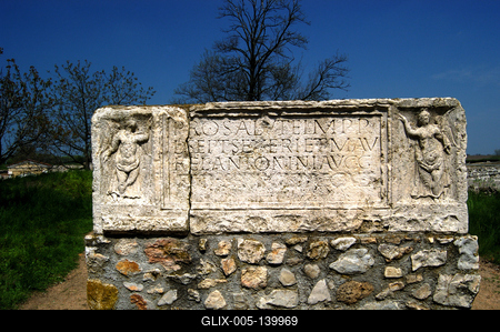 Tác, Gorsium Régészeti Park-stock-foto