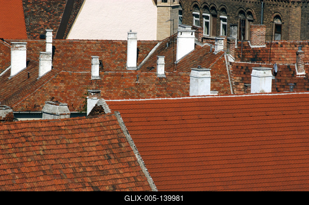 Sopron műemlékekben gazdag belvárosa-stock-foto