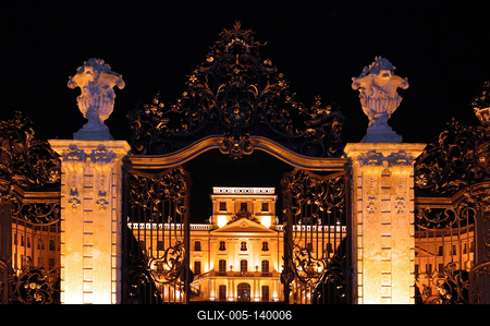 Fertőd, az Esterházy-kastély és parkja-stock-foto