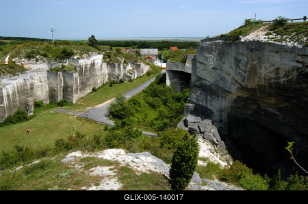 Fertőrákosi Kőfejtő és Barlangszínház-stock-foto