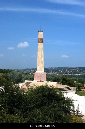 A pákozdi csata emlékműve (Honvéd-emlékmű)-stock-foto