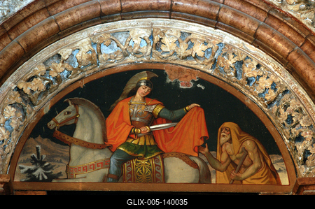 A Pannonhalmi Bencés Főapátság díszkapuja-stock-foto