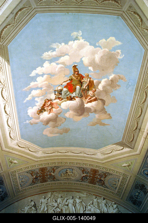 A Pannonhalmi Bencés Főapátság könyvtára-stock-foto