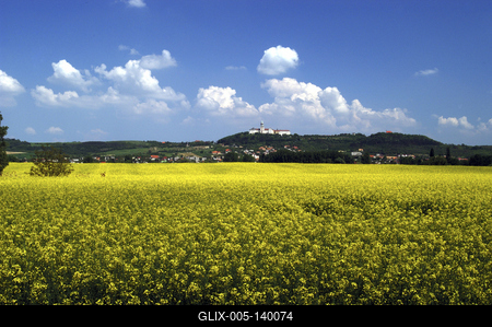 A Pannonhalmi Bencés Főapátság látképe-stock-foto