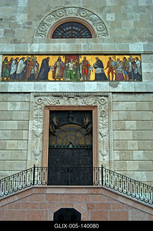 A Pannonhalmi Bencés Főapátság-stock-foto