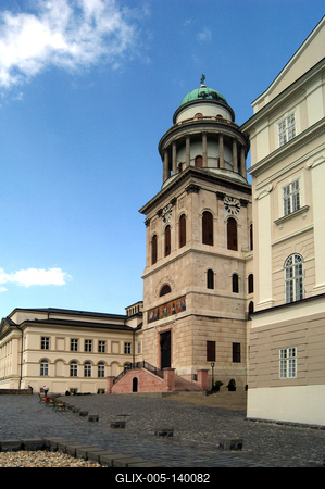 A Pannonhalmi Bencés Főapátság-stock-foto