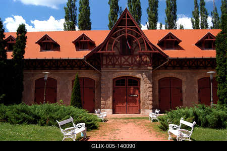 Parád, Cifra Istálló és Kocsimúzeum-stock-foto