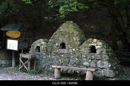 Szilvásvárad, Szabadtéri Erdei Múzeum-stock-foto