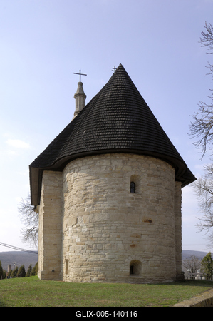 Tarnaszentmária, Római katolikus templom-stock-foto