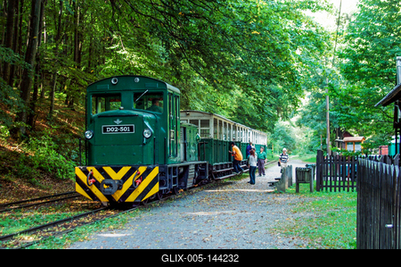 Lillafüredi Állami Erdei Vasút-stock-foto