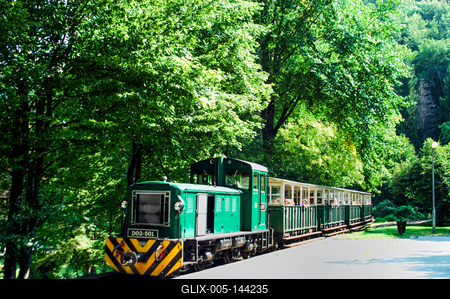 Lillafüredi Állami Erdei Vasút-stock-foto