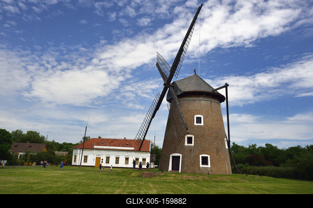 Az Ópusztaszeri Nemzeti Történeti Emlékpark-stock-foto