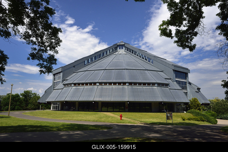 Az Ópusztaszeri Nemzeti Történeti Emlékpark-stock-foto