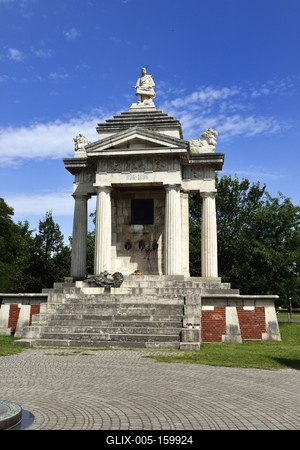 Az Ópusztaszeri Nemzeti Történeti Emlékpark-stock-foto