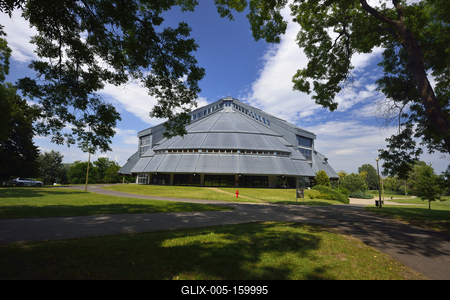 Az Ópusztaszeri Nemzeti Történeti Emlékpark-stock-foto