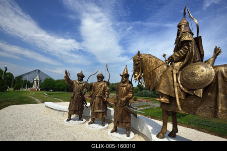 Ópusztaszeri Nemzeti Történeti Emlékpark-stock-foto