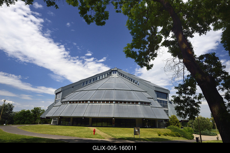 Az Ópusztaszeri Nemzeti Történeti Emlékpark-stock-foto