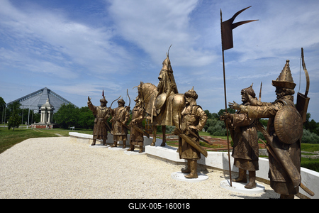Ópusztaszeri Nemzeti Történeti Emlékpark-stock-foto