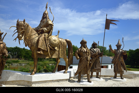 Ópusztaszeri Nemzeti Történeti Emlékpark-stock-foto