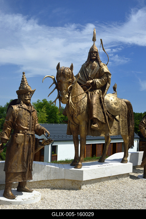 Ópusztaszeri Nemzeti Történeti Emlékpark-stock-foto