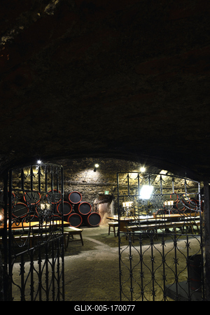 A Rákóczi pince Tokajban-stock-foto