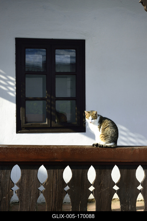 Hollókõ népi építészetérõl és váráról ismert település a Cserhát hegységben, amely a világörökség része télen-stock-foto