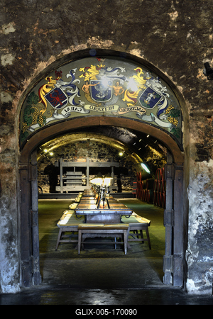 A Rákóczi pince Tokajban-stock-foto