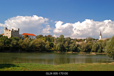A Rákóczi vár Sárospatakon-stock-foto