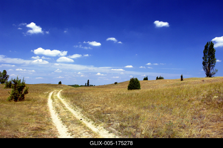 Homokbuckák Fülöpháza határában. A Homokhátság buckavonulatai csak néhány tíz méterrel magasodnak a Duna és Tisza-völgy fölé. A homokterületek az Õs-Duna hordalékkúpjainak maradványa. A szinte érintetlen állapotban levõ homokbuckás-stock-foto