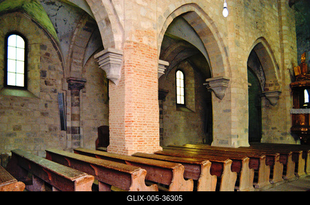 Nagyboldogasszony ciszterci apátsági templom, Bélapátfalva-stock-foto