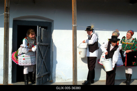 Húsvét Bujákon-stock-foto