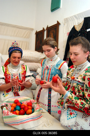 Húsvét Bujákon-stock-foto