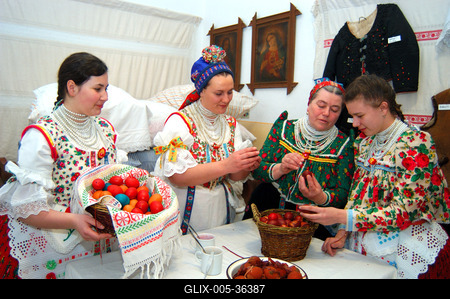 Húsvét Bujákon-stock-foto