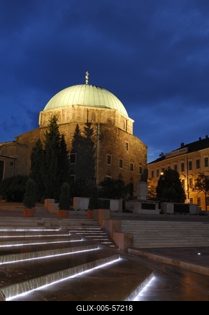 Pécs - Széchenyi tér-stock-foto