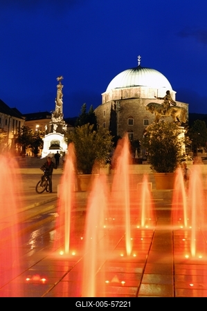 Pécs - Széchenyi tér-stock-foto