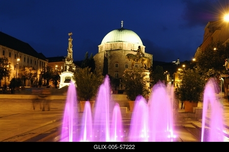 Pécs - Széchenyi tér-stock-foto