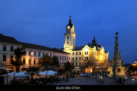 Pécs - Városháza-stock-foto
