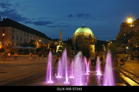 Pécs - Széchenyi tér-stock-foto