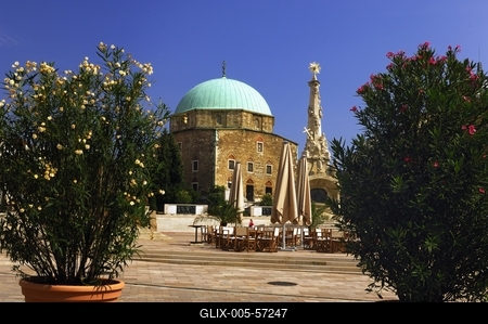 Pécs - Széchenyi tér-stock-foto