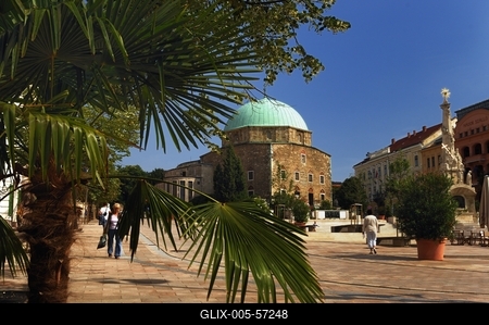 Pécs - Széchenyi tér-stock-foto