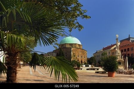 Pécs - Széchenyi tér-stock-foto