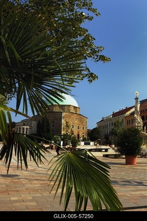 Pécs - Széchenyi tér-stock-foto