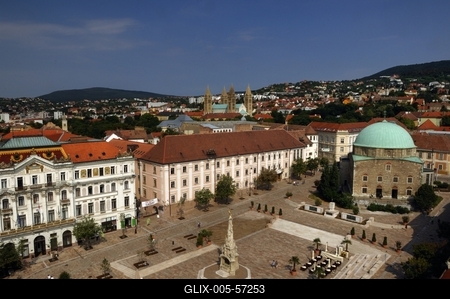 Pécs - Széchenyi tér-stock-foto