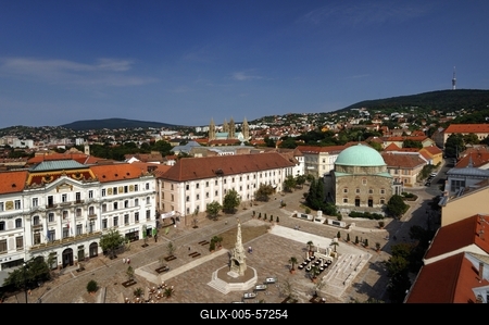 Pécs - Széchenyi tér-stock-foto