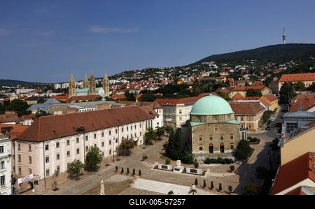 Pécs - Széchenyi tér-stock-foto