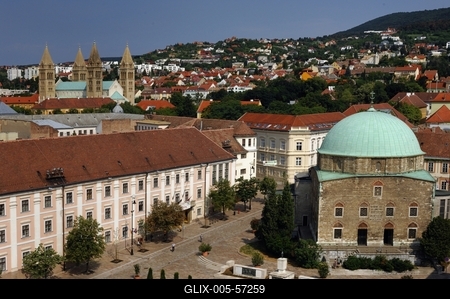 Pécs - Széchenyi tér-stock-foto