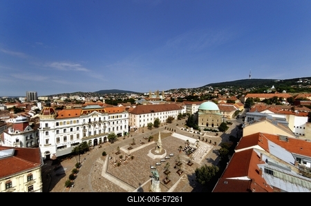Pécs - Széchenyi tér-stock-foto