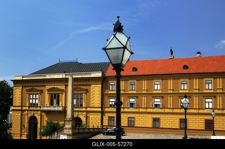 Pécs - Püspöki palota-stock-foto